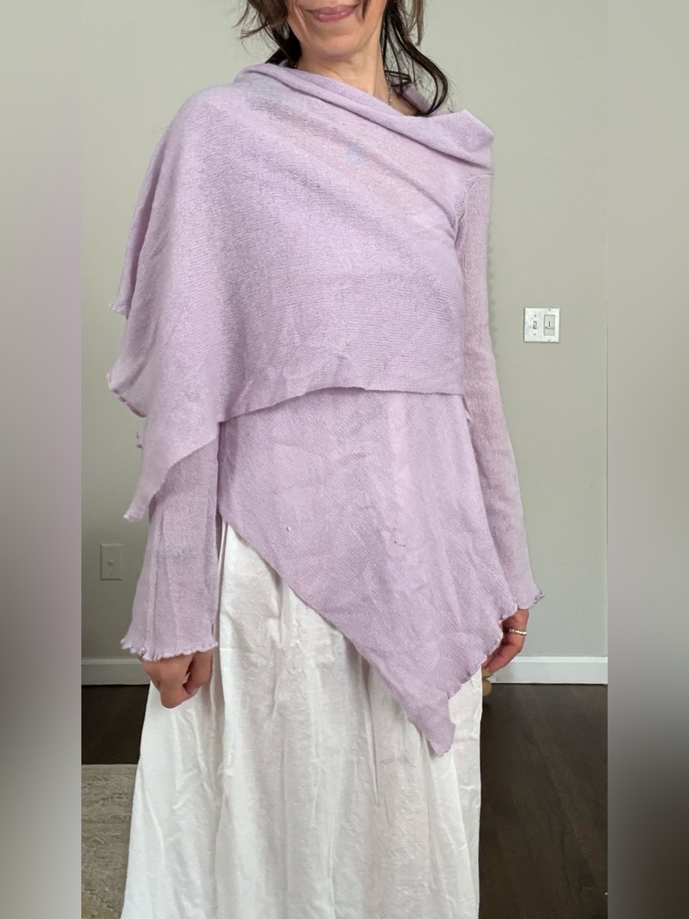 Subtle Luxury Lavender Cashmere Wrap